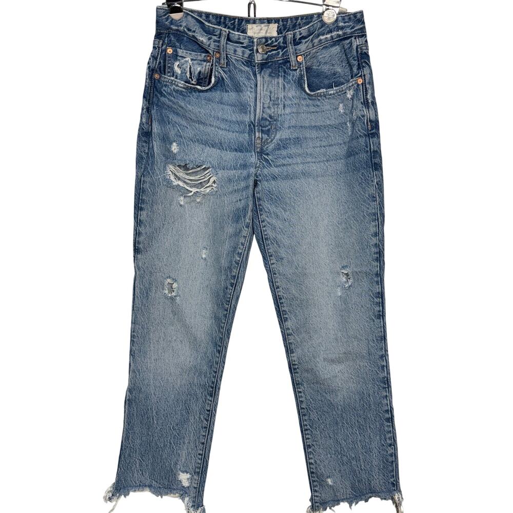 We the Free Twenty-Seven Distressed Cropped Jeans, Women's Size 27